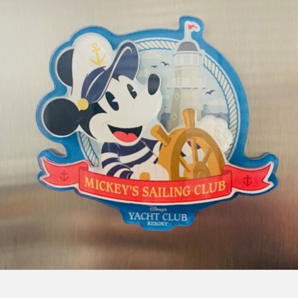 Walt Disney World Parks Yacht Club Resort MAGNET Mickey Mouse NEW